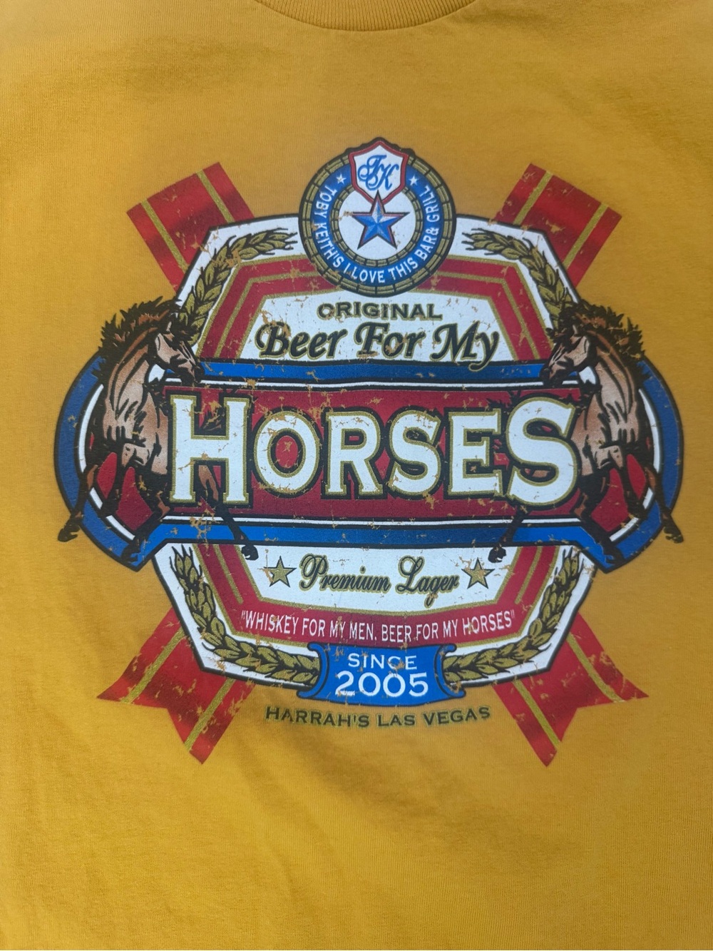 Y2K Toby Keith’s “I Love This Bar & Grill” Las Vegas tee.